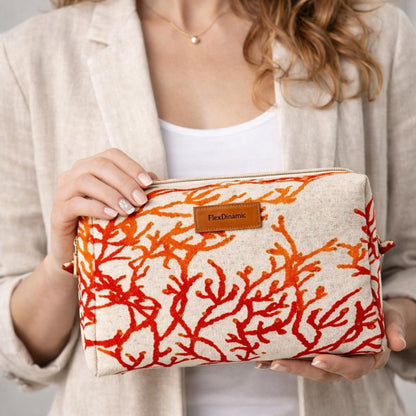 Carolina Coral Wash Bag
