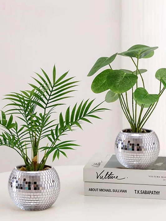 Clear Glass Vase for Living Room – Hanging Ornament Decor